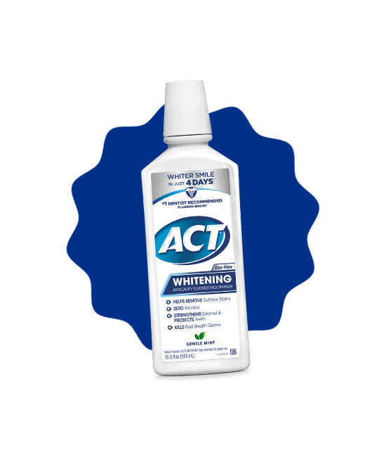 ACT® Whitening Mouthwash bottle